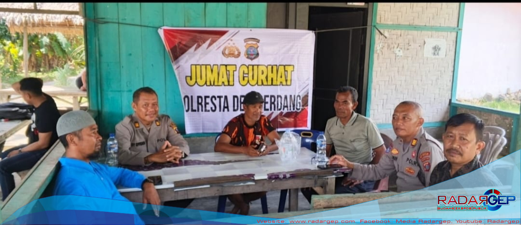 Melalui Program Jumat Curhat, Polresta Deli Serdang Tingkatkan Silaturahmi Masyarakat